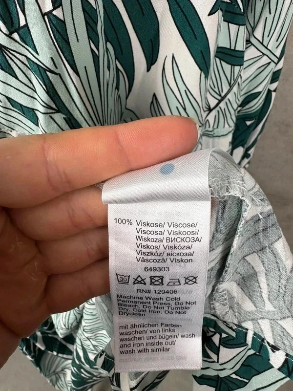 🌸 BodyFlirt leaf pattern dress Size 48 🌸 – photo 5